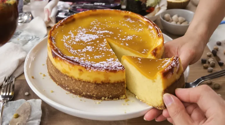 Flan pâtissier à la pistache : plus fondant qu’un flan classique, dessert ultra gourmand