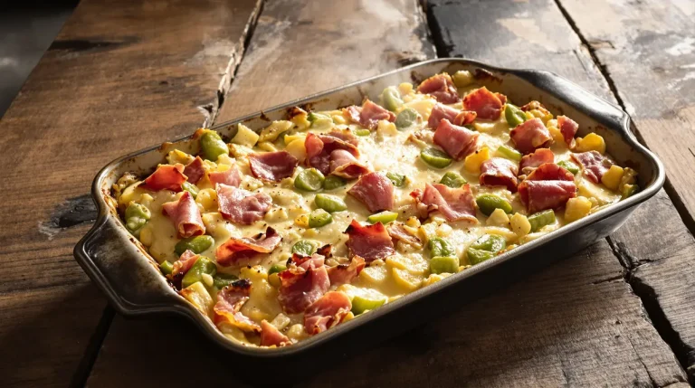 Gratin léger poireaux-jambon : prêt en 25 min, savoureux et vraiment peu calorique